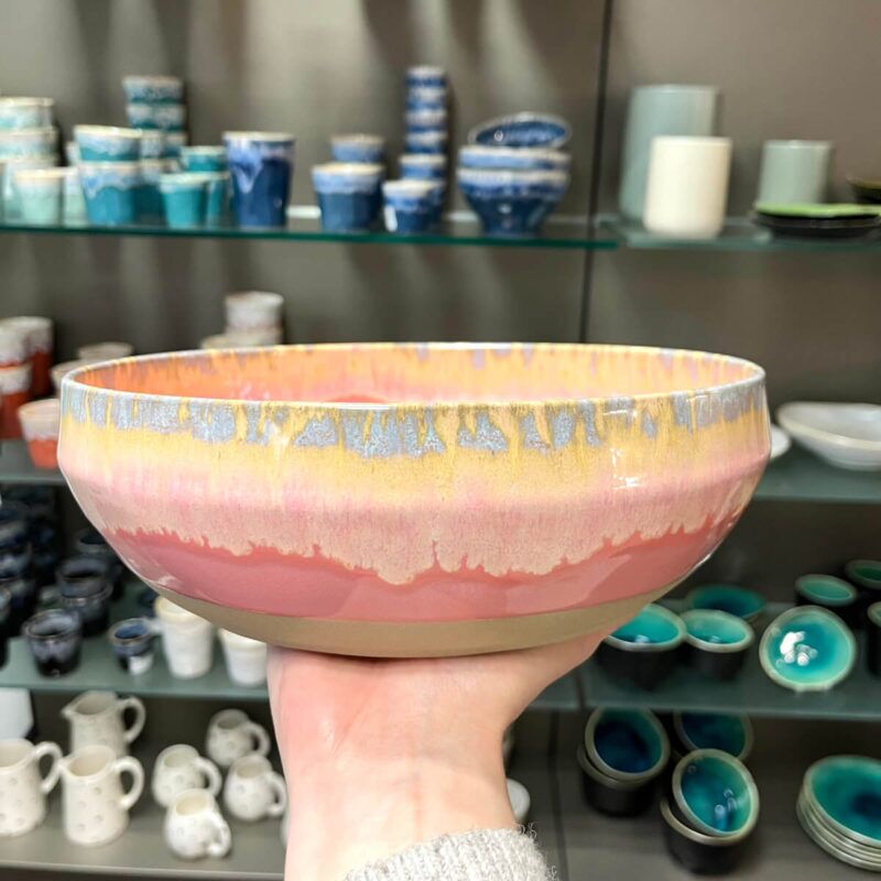 Pôr do Sol Große Schale Salatschüssel in Pink Rosa ø26cm 2,7 Liter